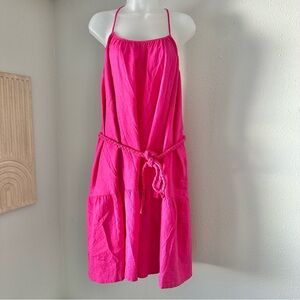 The Get size XXXL bright pink summer dress w/ adjustable straps, NEW with tags
